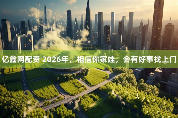 亿鑫网配资 2026年，相信你家娃，会有好事找上门